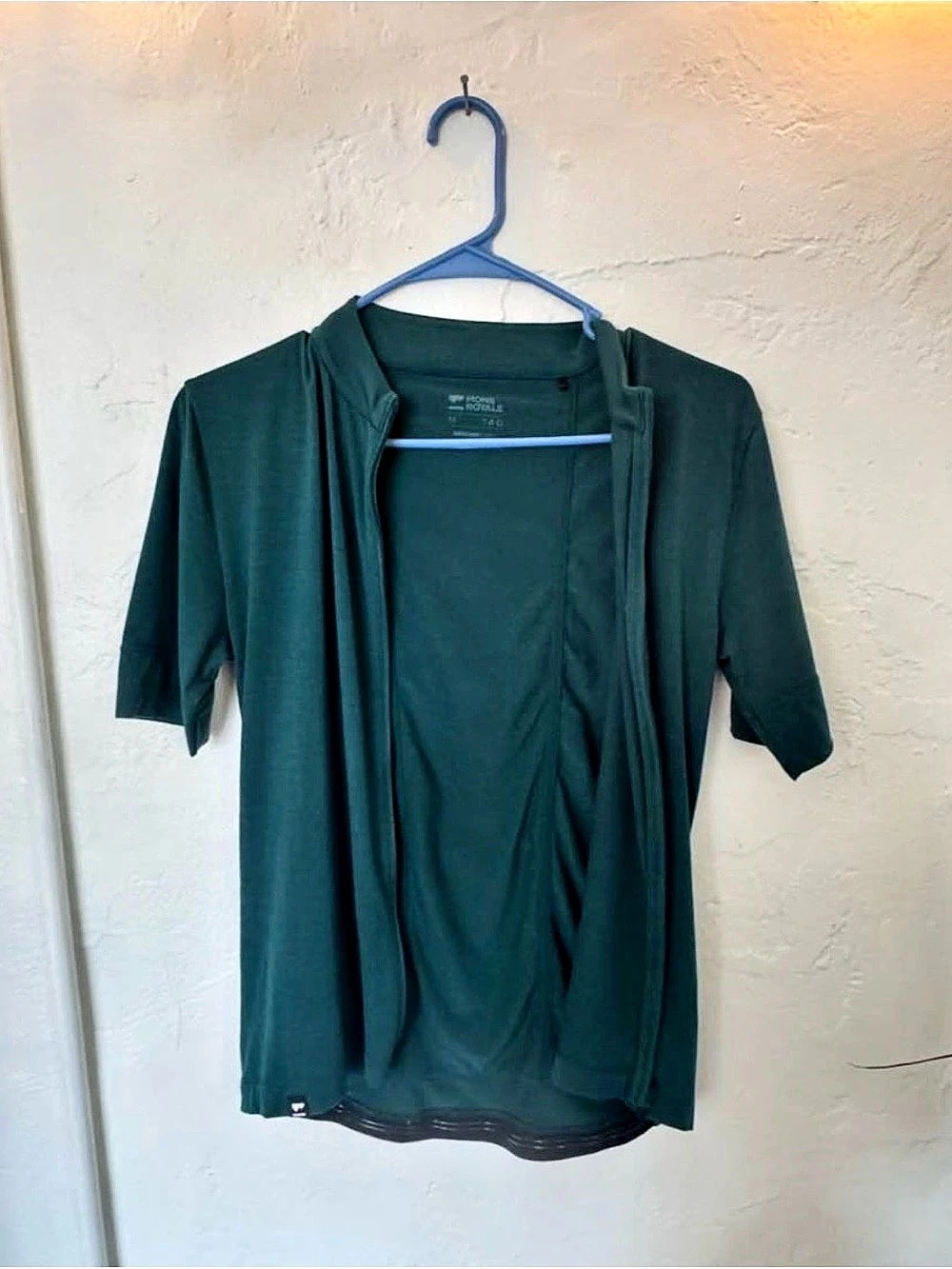 Min Royale Women's Green Short Sleeve Cycling Shirt
